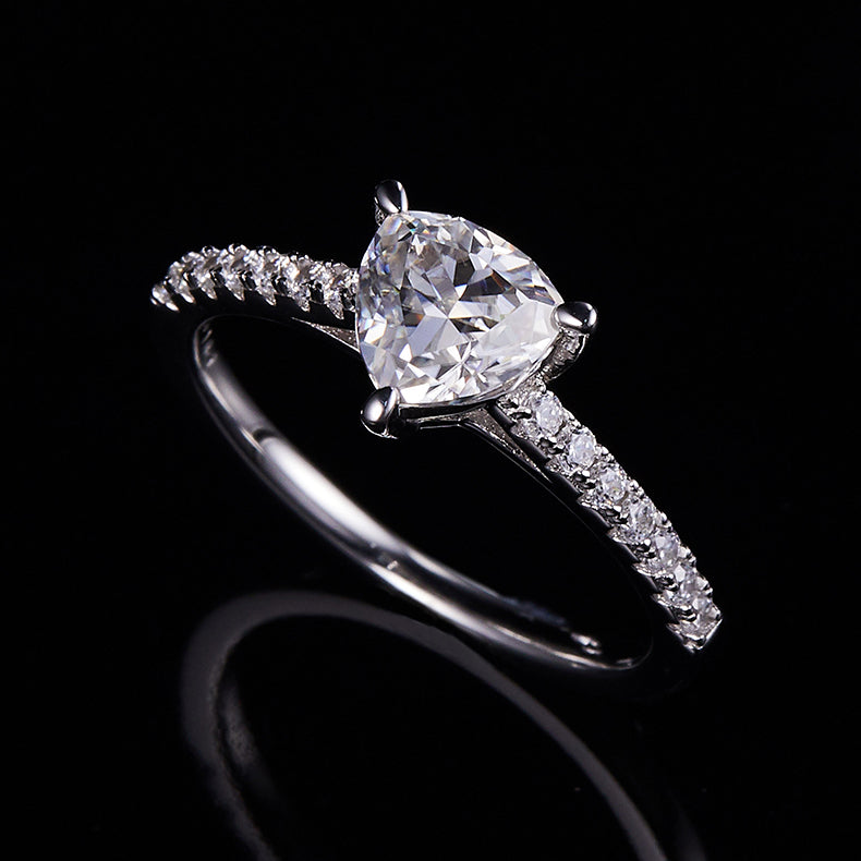 Moissanite Eternity Special-Cut Ring for Women
