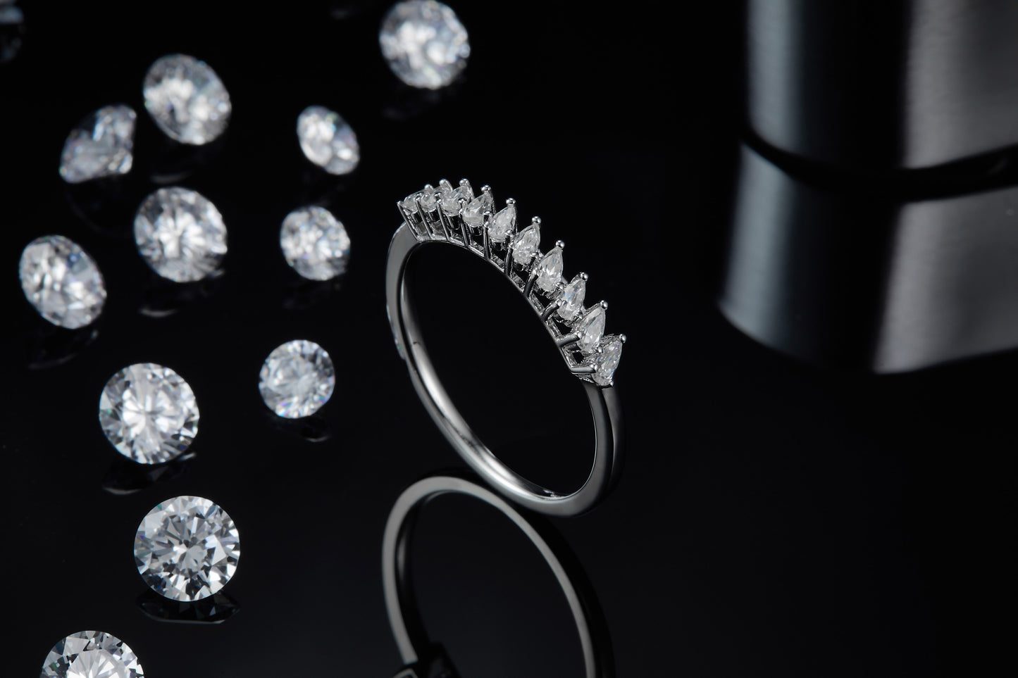 Moissanite Eternity Ring for Women