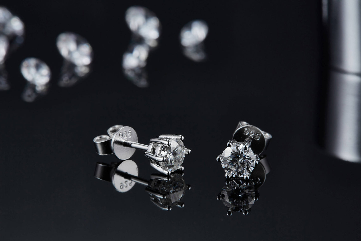 Moissanite Classic Earrings for Women