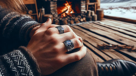 Discover the Ancient Power of the Rune-Inscribed Viking Ring