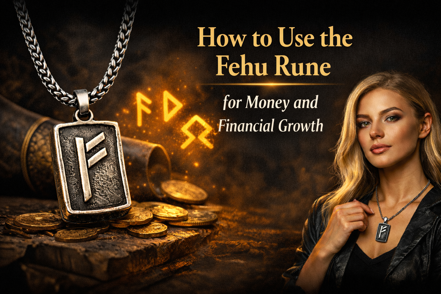 Fefu Rune How to Use the Fehu Rune for Money and Financial Growth – Planderful Shop