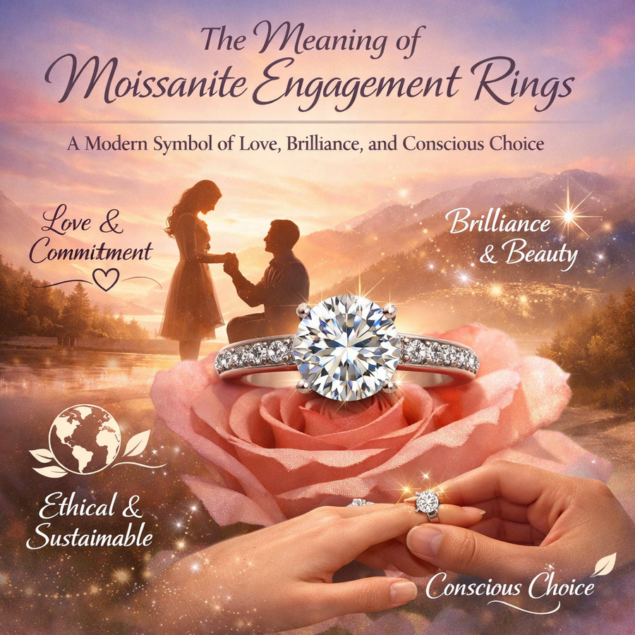 Meaning of Moissanite Engagement Rings: A Modern Symbol of Love, Brilliance, and Conscious Choice