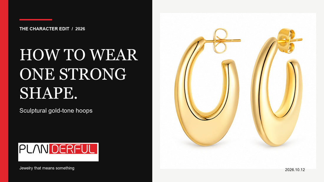 How to Style Sculptural Gold Hoop Earrings in Fall 2026 | Planderful | 2026.10.12