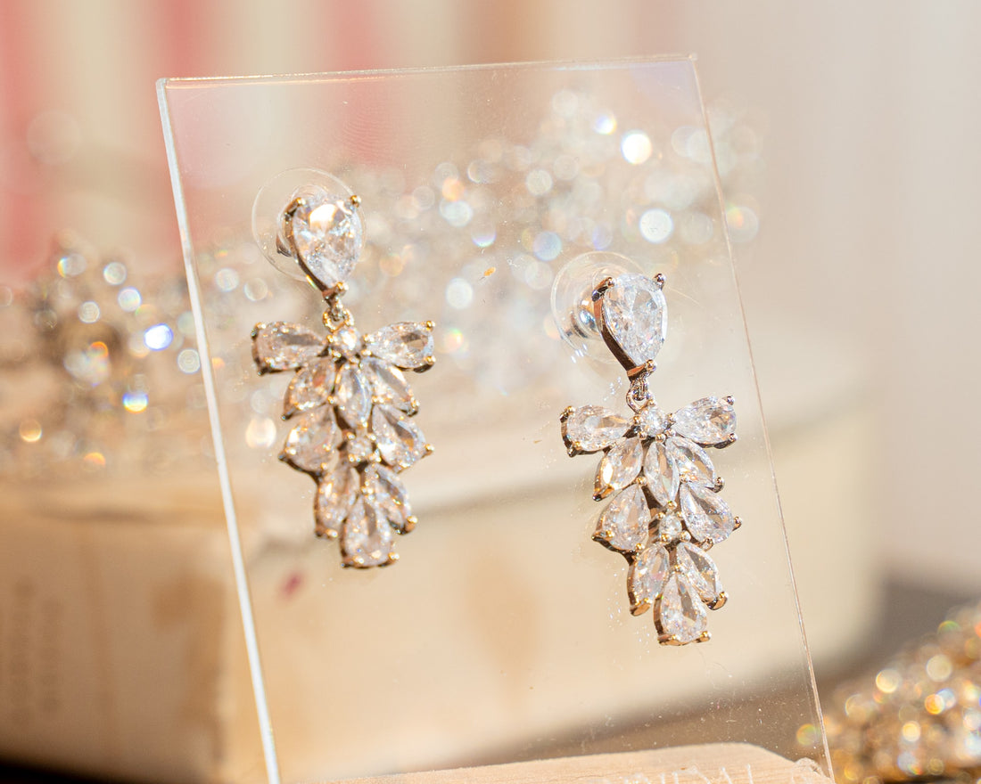 Elevate Your Formal Look with Crystal Drop Earrings
