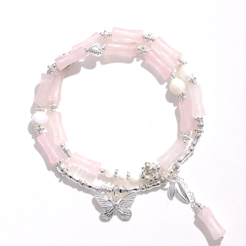 Planderful Fortune's Favor Bracelet – Elegant Agate Love Beads