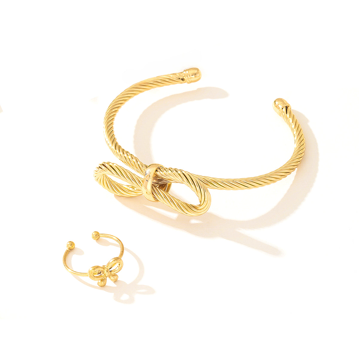 Planderful Vienna Verve Jewelry Set – Simple and Versatile Metal Design