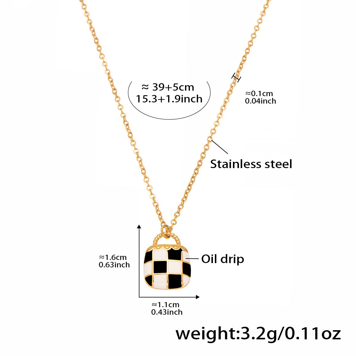 Planderful Turquoise Oval Pendant Necklace For Women