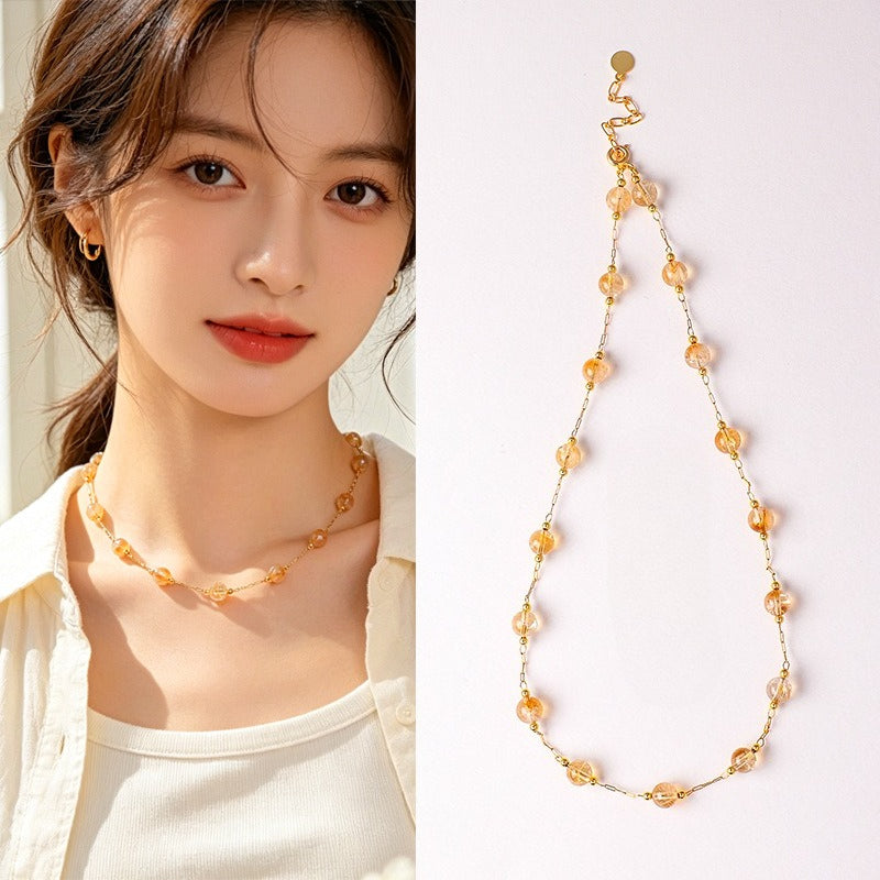 Pearl Crystal Necklace