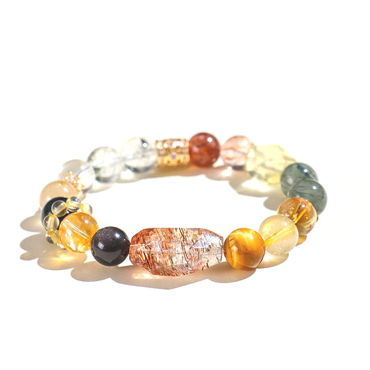 Planderful Fortune's Favor Bracelet – Elegant Crystal Beaded Design