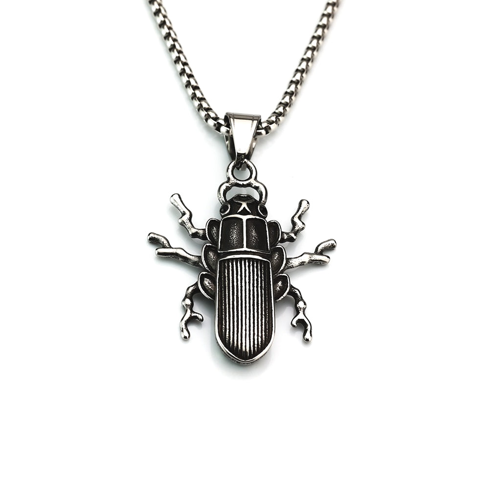 Personalized Nightclub Style Beetle Pendant Stainless Steel Jewelry