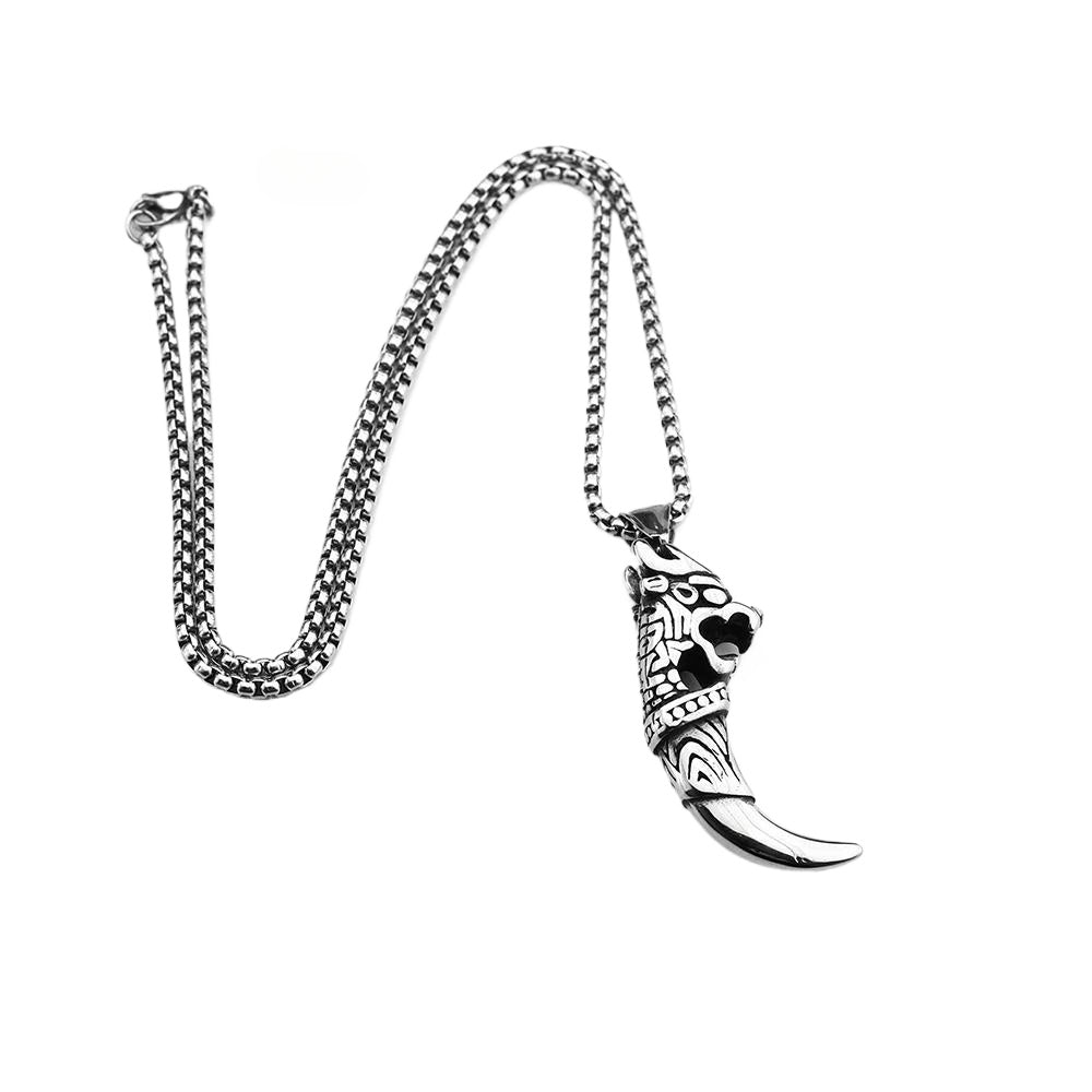 Cross-Border Nordic Viking Pendant Personalized Wolf Tooth Men's Jewelry