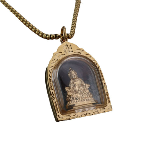 Cross-Border Golden Amulet Men's Pendant Fashion Jewelry