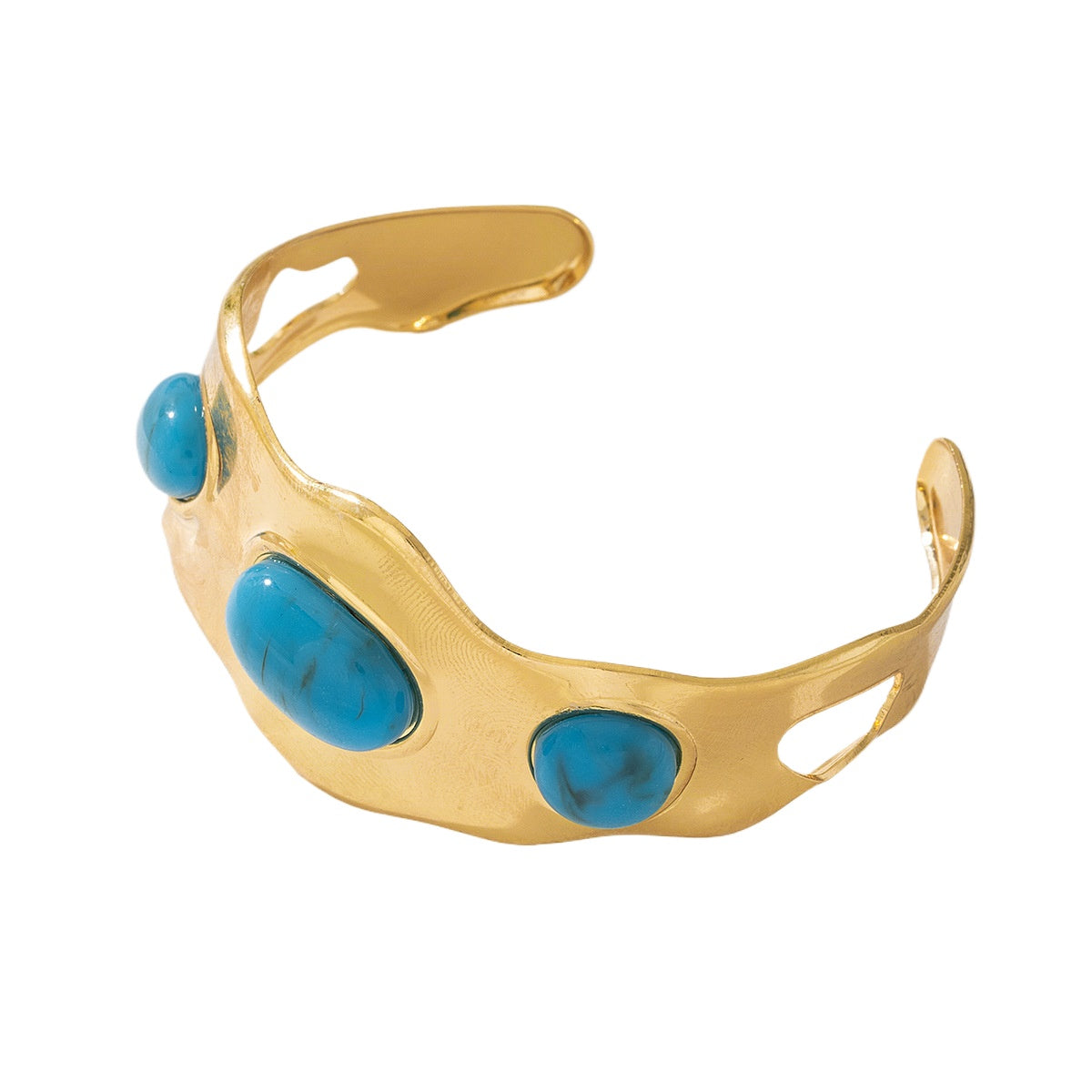 Planderful Vienna Verve Bracelet – Fashionable Retro Design with Turquoise Accents
