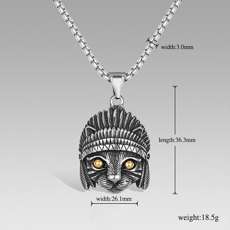 Steel Necklace - Elegant Everyday Wear For Men By Planderful Jewelry Signature Collection