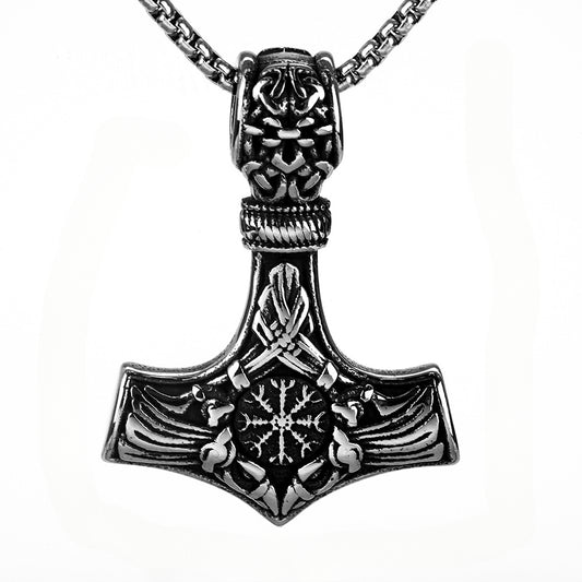 Foreign Trade Market Amazon Thor's Hammer Pendant Necklace