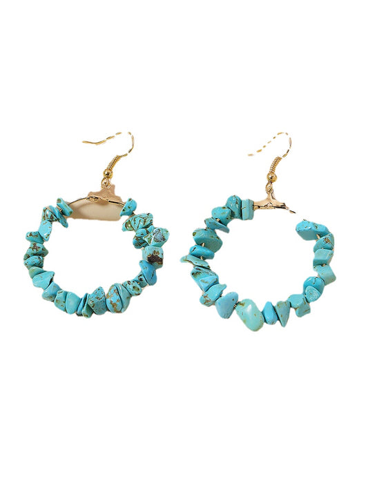 Stone Holiday Earrings by Planderful Collection - Vienna Verve - Women's Cross-Border Jewelry