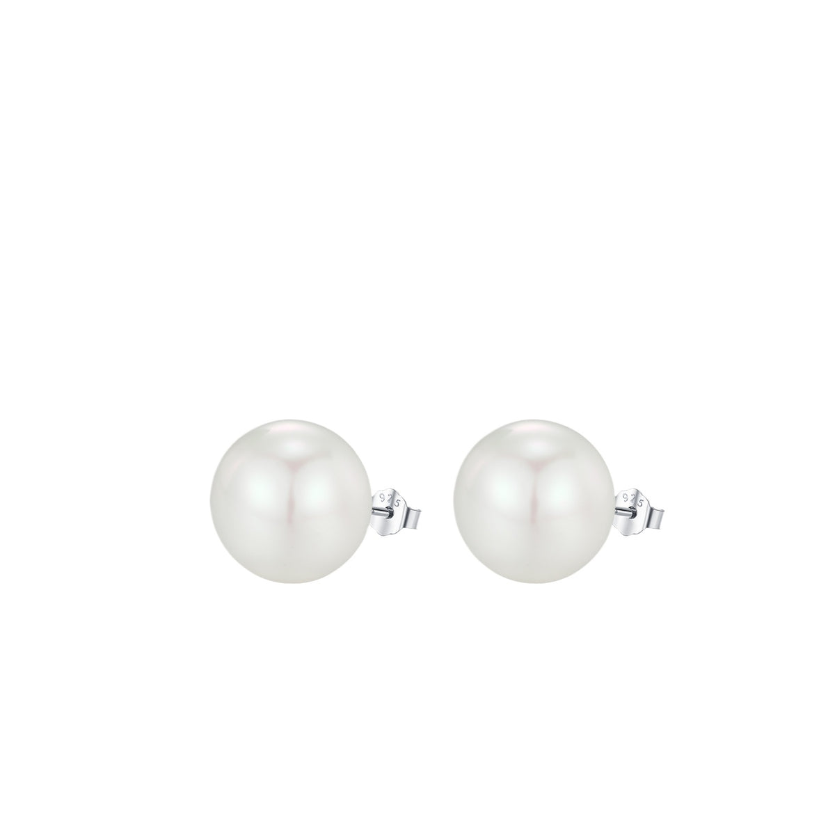 925 Sterling Silver Pearl Stud Earrings