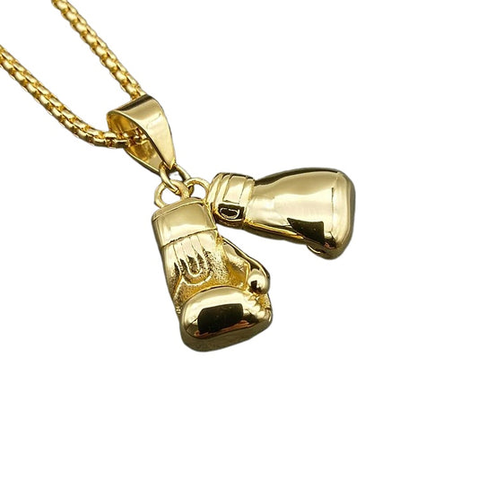 Planderful Everyday Genie Hip Hop Necklace Titanium Steel Gold Plated Pendant For Urban Fans