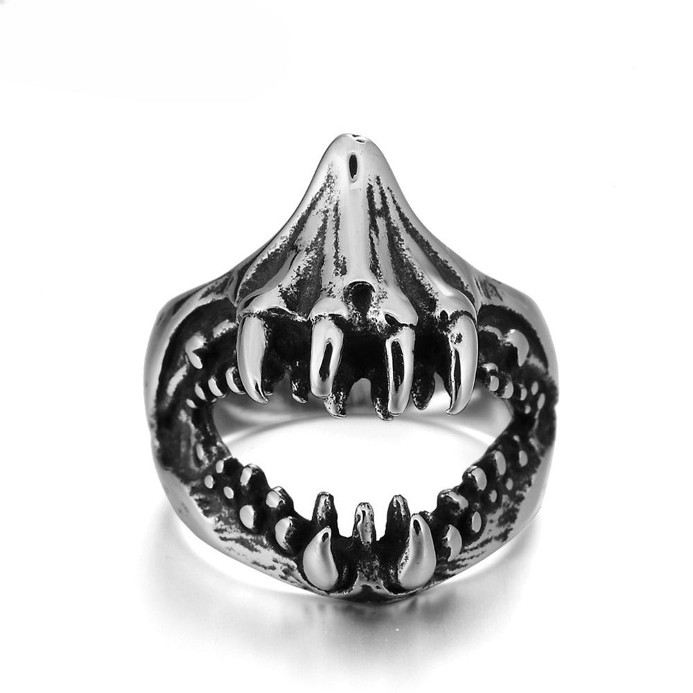 Monster Mask Titanium Steel Ring
