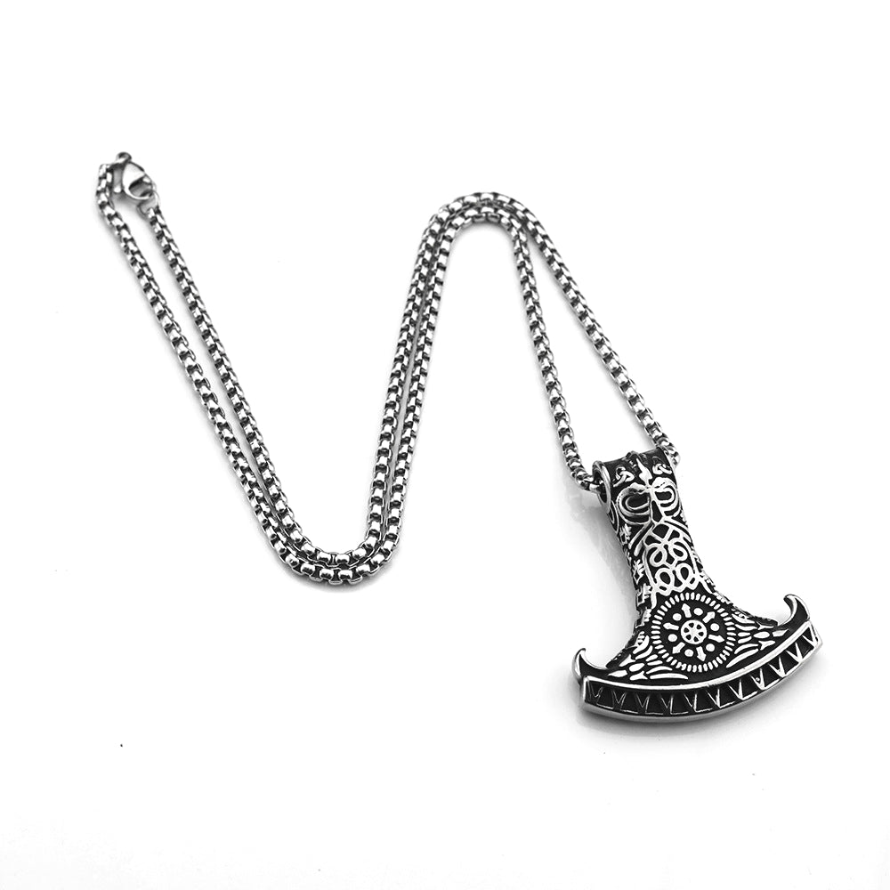 European and American Retro Stainless Steel Viking Anchor Pendant