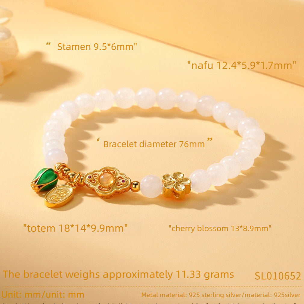 Real Shot 925 Sterling Silver Women's Bracelet