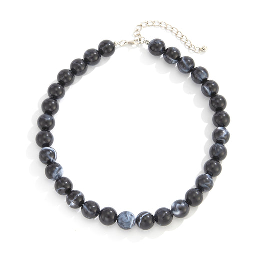 Dopamine-Color Beaded Choker