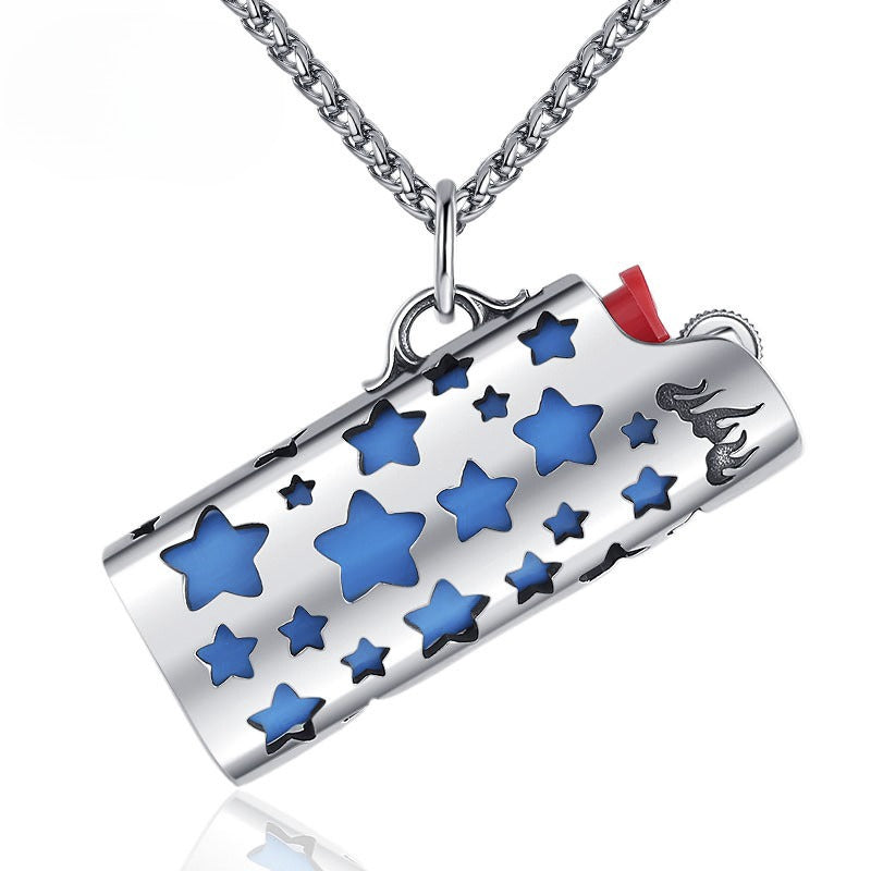 Steel Necklace – Statement Lighter Case