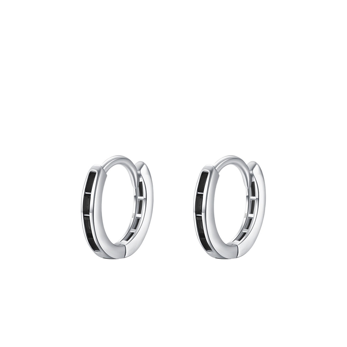 925 Sterling Silver Colored Zircon Earrings