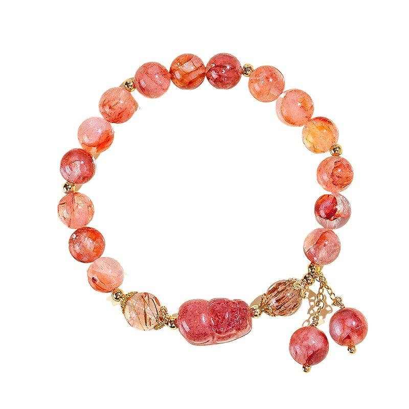 Planderful Fortune's Favor Citrine Pixiu Bracelet – Fresh and Sweet Design