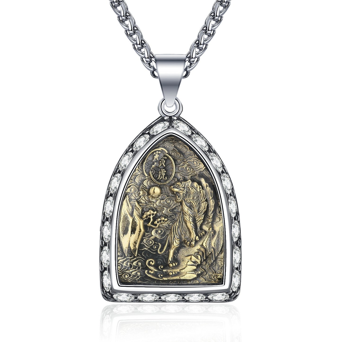 Steel Necklace – Luxury Zodiac Amulet Pendant