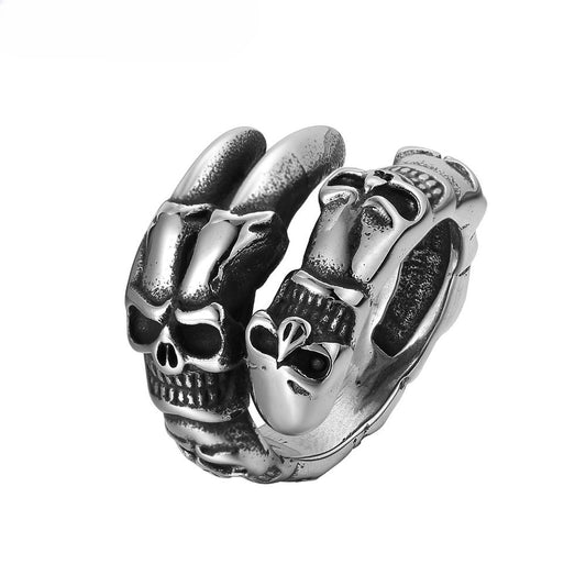 Titanium Steel Vintage-Inspired Ring