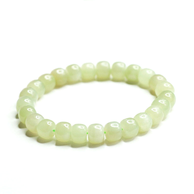 Hetian Jade Vintage Bead Bracelet