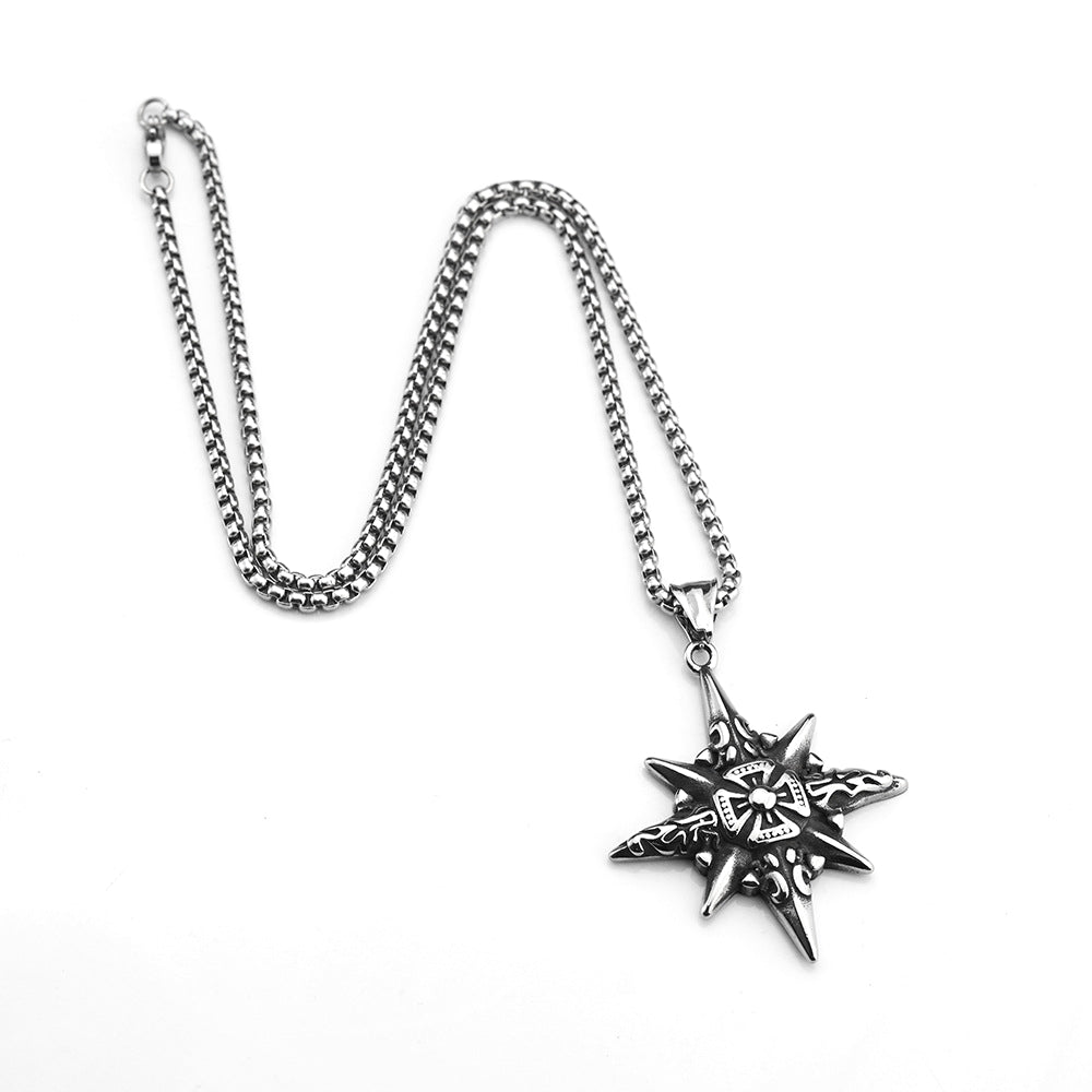 Cross-Border Nordic Viking Pendant Titanium Steel Necklace