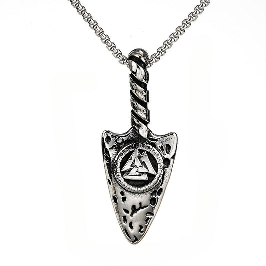 Viking Pendant Personalized Anchor Rune Titanium Steel Jewelry