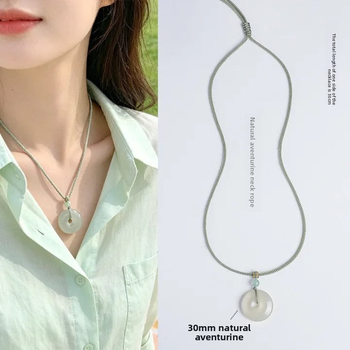 Jade Pendant Necklace