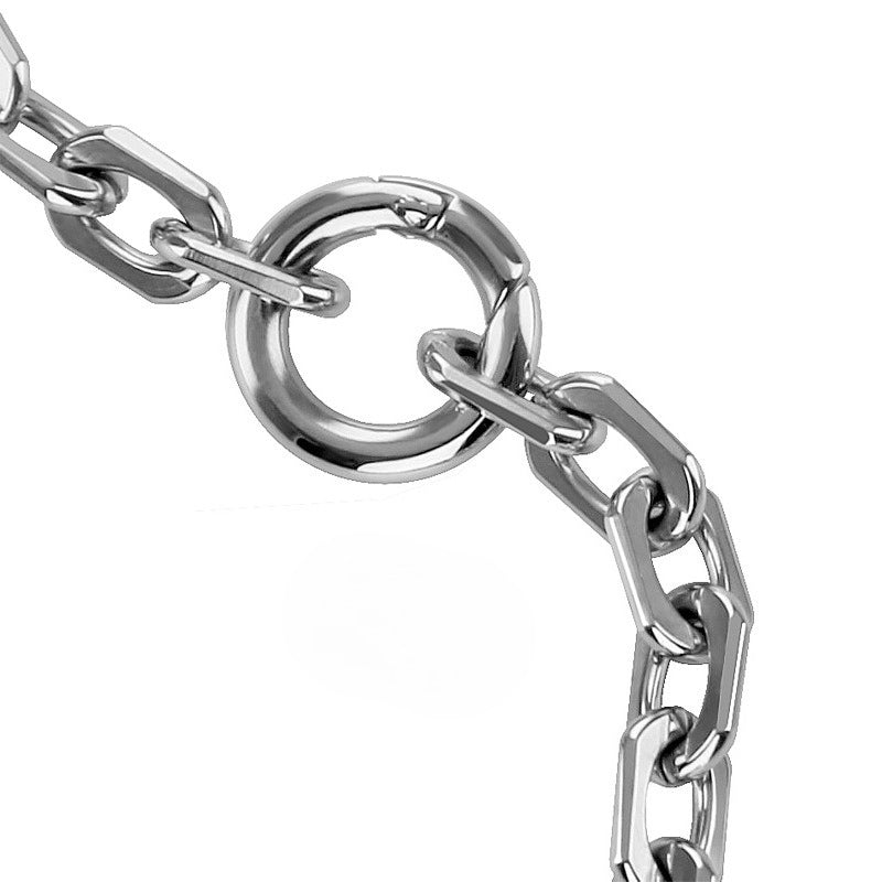 Planderful Jewelry Steel Square Necklace