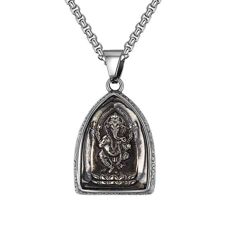 Titanium Steel Necklace – Vintage for Men