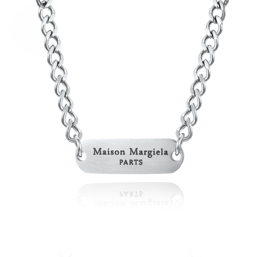 Japan And South Korea Cold Neutral Wind Stainless Steel Necklace