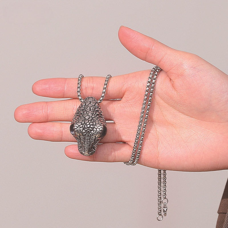 Titanium Steel Necklace - Luxury Punk Edition For Everyday Wear And Bold Style Accessory