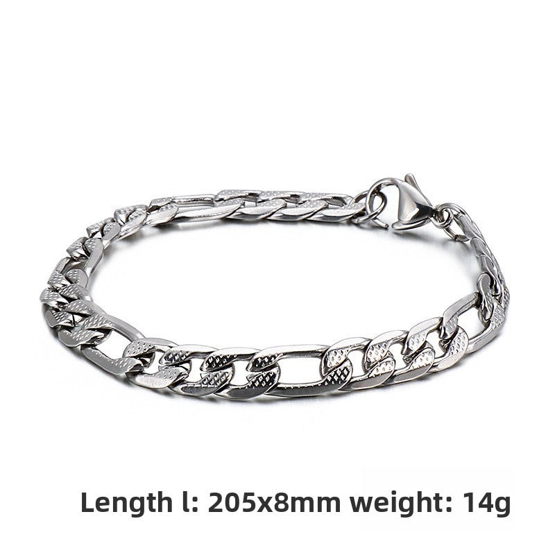 Stainless Steel – Unisex Bracelet – Hip-Hop Titanium Steel