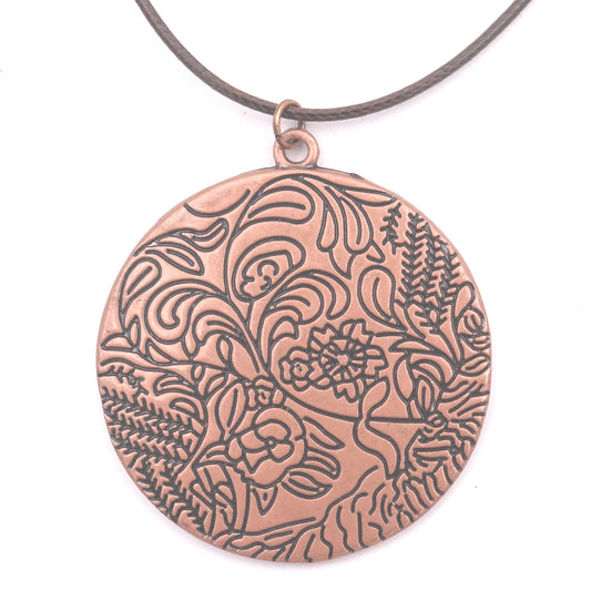 Mandala Totem Flower Necklace in Men's Jewelry Line