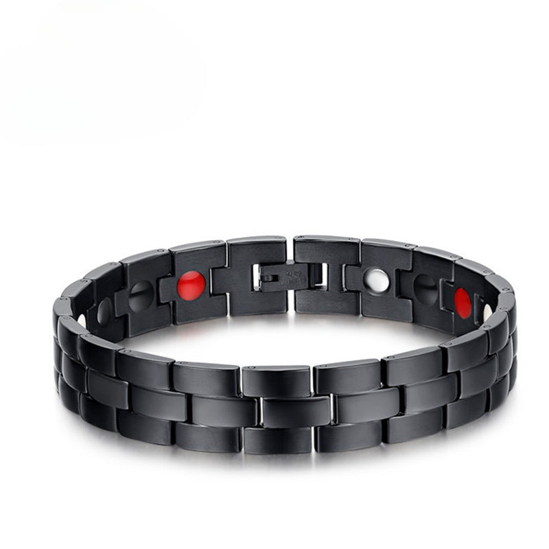 European And American Men's Bracelets Trendy Titanium Steel