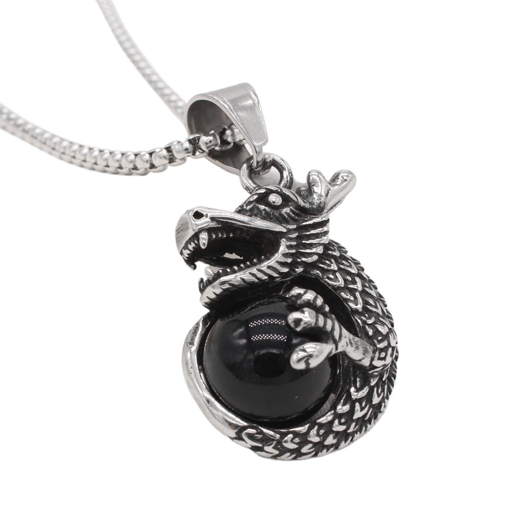Dragon Ball Titanium Steel Pendant For Men Unisex Protection Statement By Planderful