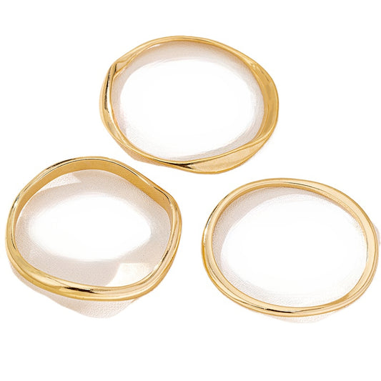 Planderful Vienna Verve Bracelet Set – Elegant Metal Design for Daily Wear