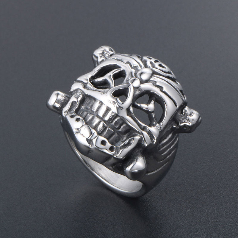 Dominant Dance Lion Ring in Ethnic Style for Men - Wholesale Stainless Steel Jewelry
