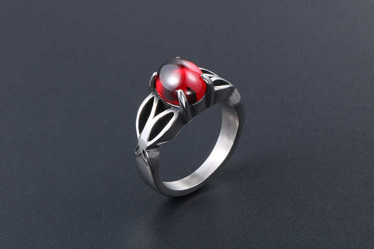 Jewel Ring Stainless Steel Fashion For Women Vintage