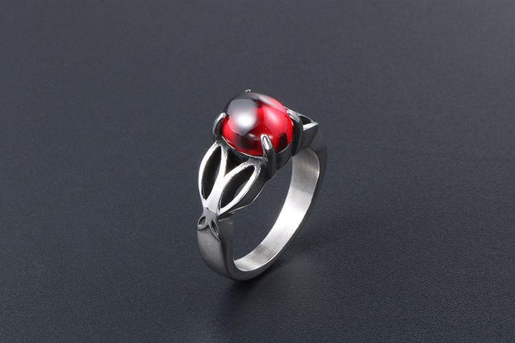Jewel Ring Stainless Steel Fashion For Women Vintage