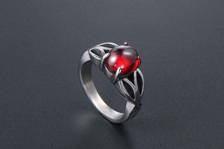 Jewel Ring Stainless Steel Fashion For Women Vintage