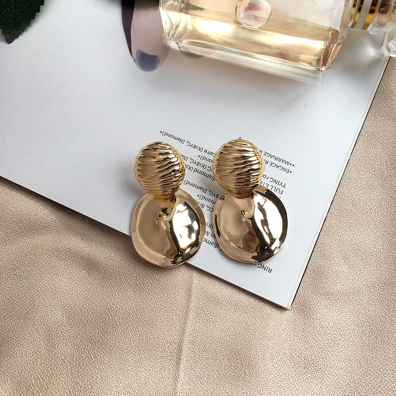 European Chic Metal Earrings - Vienna Verve Collection