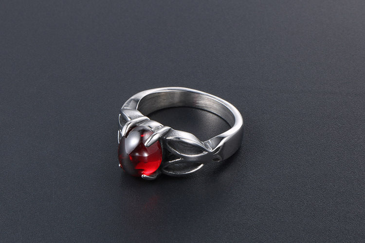 Jewel Ring Stainless Steel Fashion For Women Vintage
